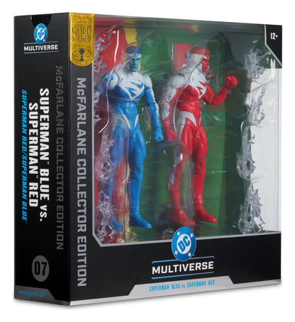 DC Multiverse Actionfiguren 2er-Pack Superman Blue vs. Superman Red (Gold Label) 18 cm Image 9