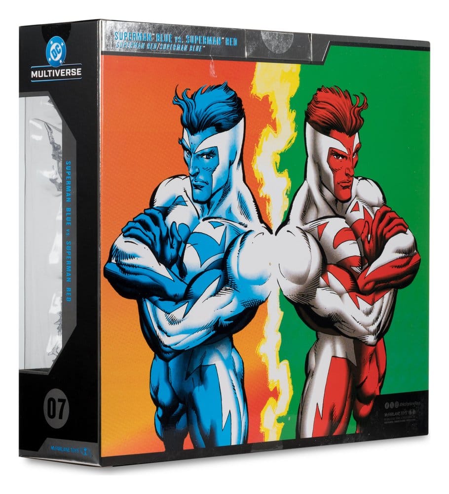 DC Multiverse Actionfiguren 2er-Pack Superman Blue vs. Superman Red (Gold Label) 18 cm Image 10
