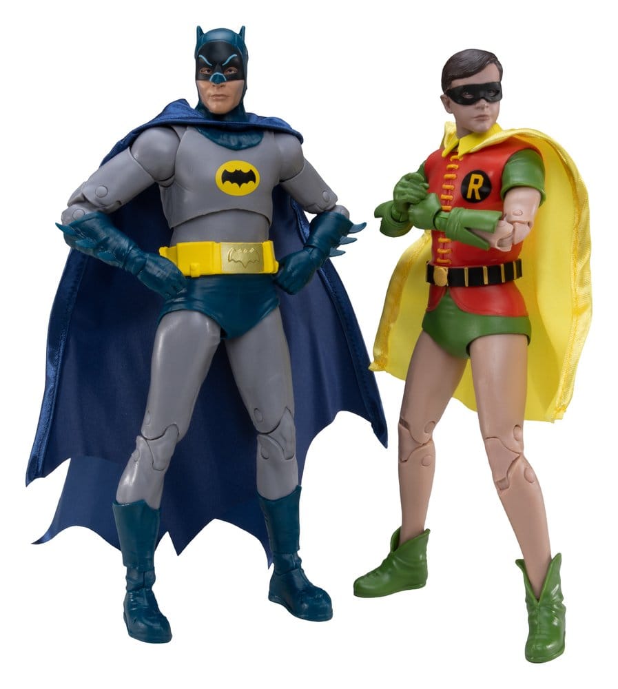 Batman Classic TV Series DC Multiverse McFarlane Collector Edition Actionfiguren 2er-Pack Batman und Robin 18 cm Image 1