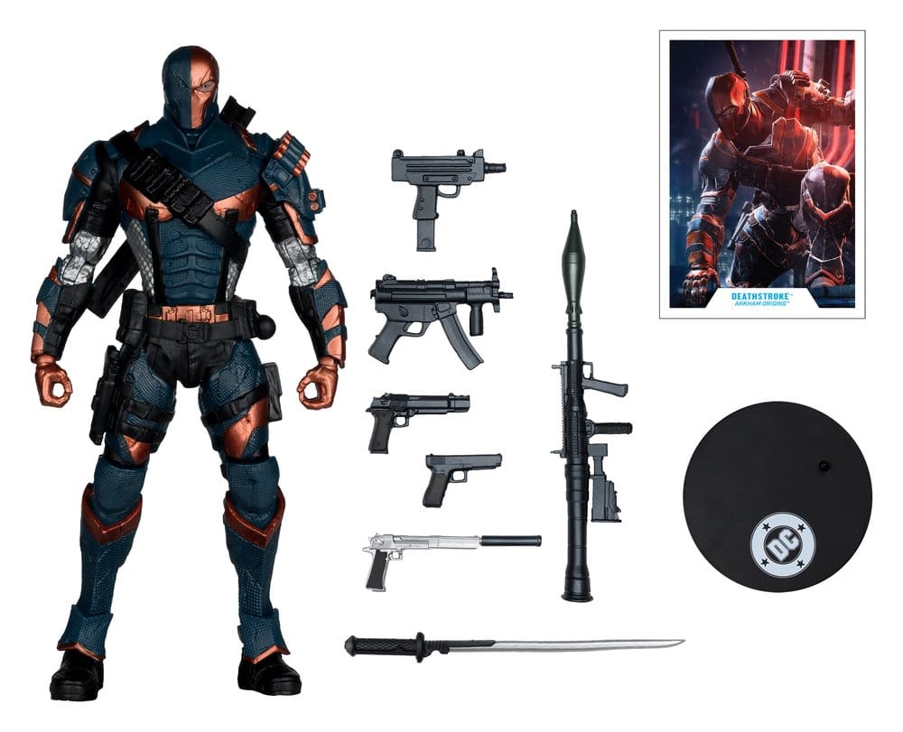 Arkham Origins DC Multiverse Actionfigur Deathstroke 19 cm Image 2