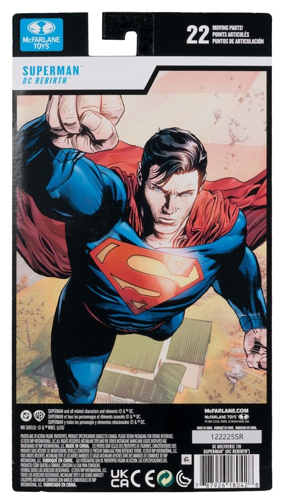 DC Multiverse Actionfigur Superman (Rebirth) (Blister Card) 18 cm Image 5