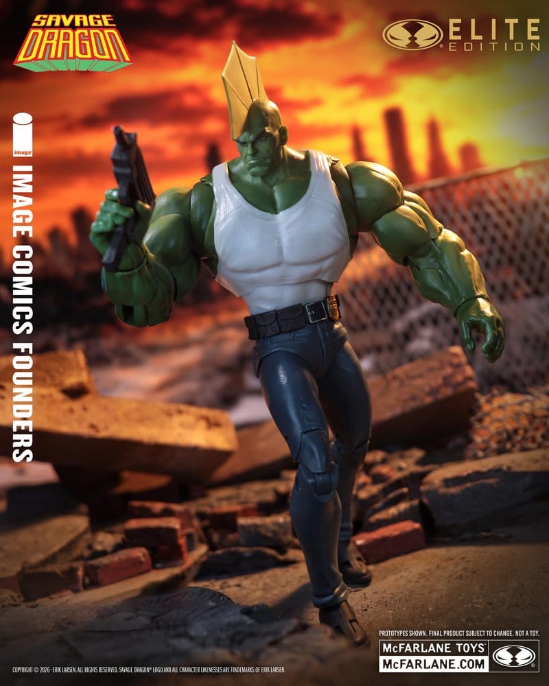 Savage Dragon Image Comics Founders Series McFarlane Elite Edition Actionfigur Dragon 20 cm Image 4