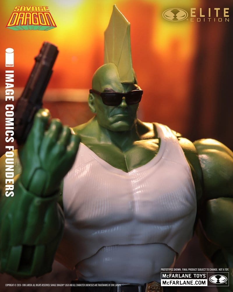 Savage Dragon Image Comics Founders Series McFarlane Elite Edition Actionfigur Dragon 20 cm Image 7