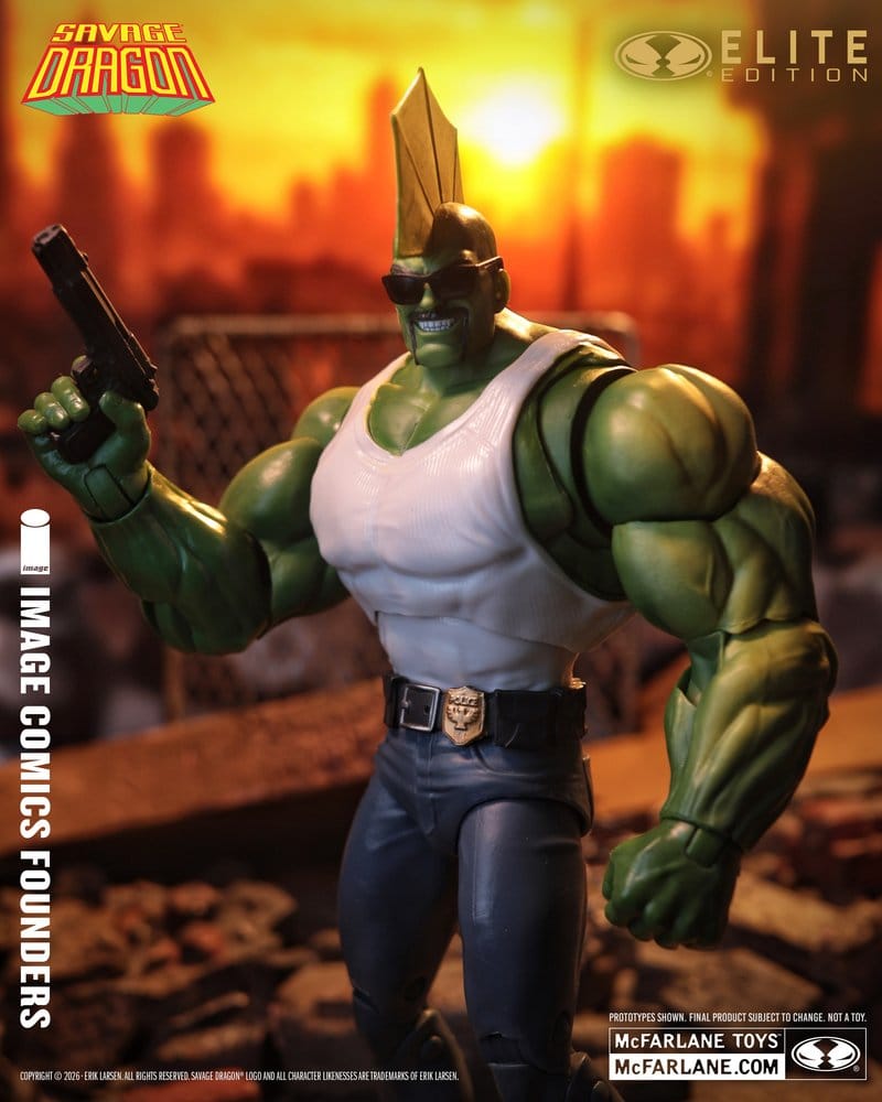 Savage Dragon Image Comics Founders Series McFarlane Elite Edition Actionfigur Dragon 20 cm Image 9