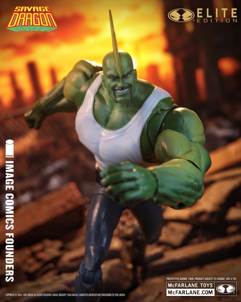 Savage Dragon Image Comics Founders Series McFarlane Elite Edition Actionfigur Dragon 20 cm Image 11