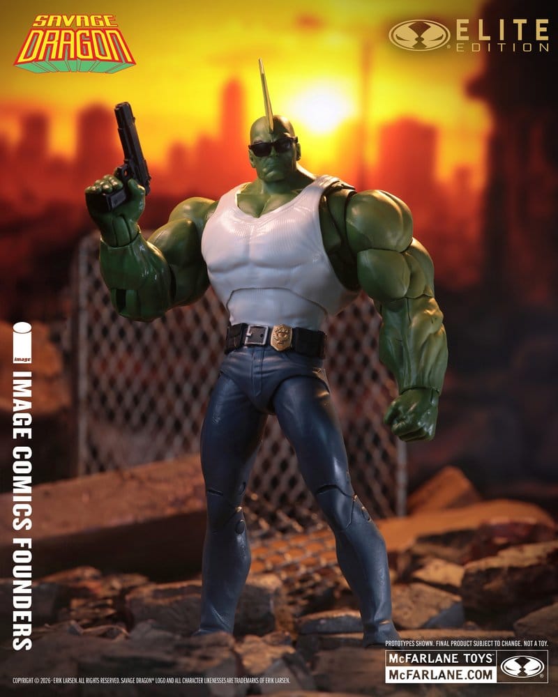Savage Dragon Image Comics Founders Series McFarlane Elite Edition Actionfigur Dragon 20 cm Image 13