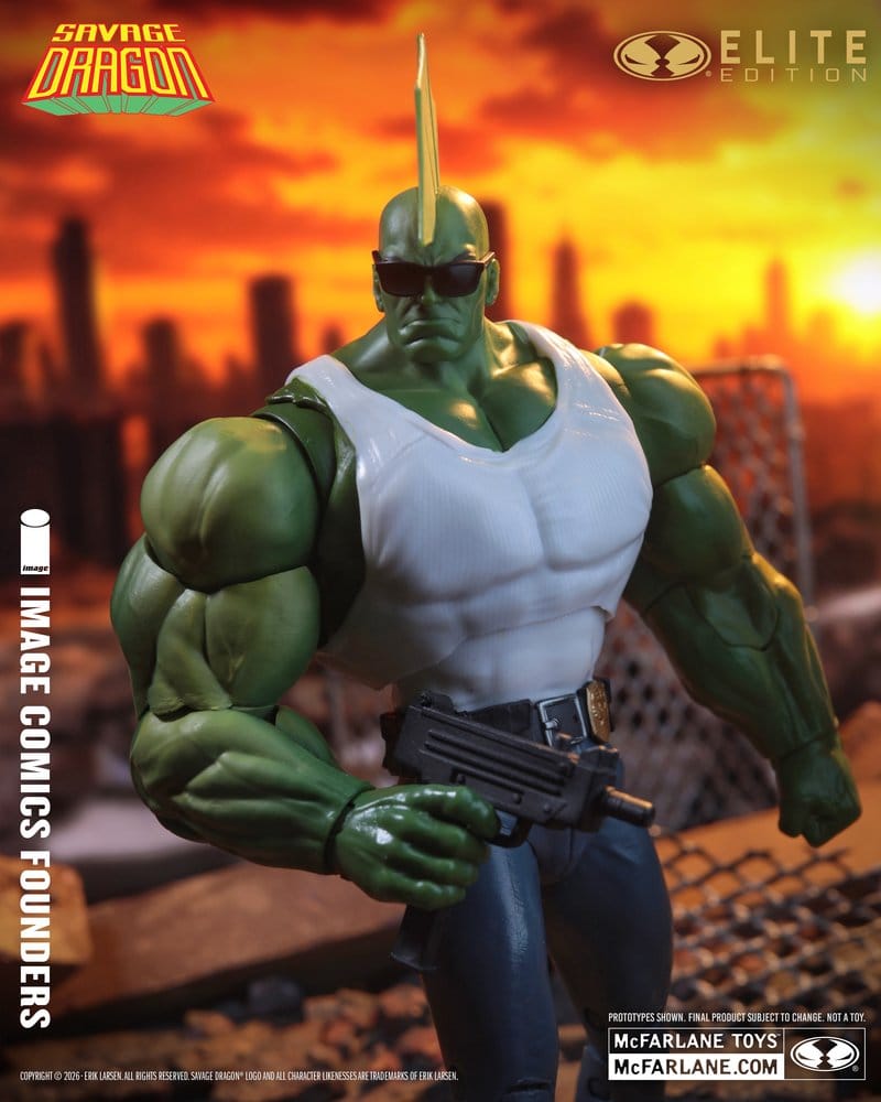 Savage Dragon Image Comics Founders Series McFarlane Elite Edition Actionfigur Dragon 20 cm Image 15