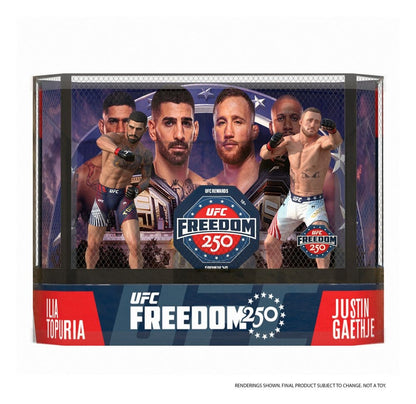 UFC McFarlane’s SportsPicks Actionfiguren 2er-Pack Ilia Topuria vs Justin Gaethje (Freedom 250) 18 cm Image 6