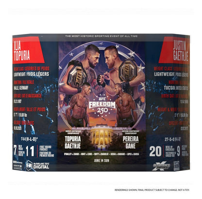UFC McFarlane’s SportsPicks Actionfiguren 2er-Pack Ilia Topuria vs Justin Gaethje (Freedom 250) 18 cm Image 7