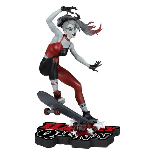 DC Direct Harley Quinn: Red, White & Black Statue 1/10 Harley Quinn by Ivan Tao 20 cm Image 1