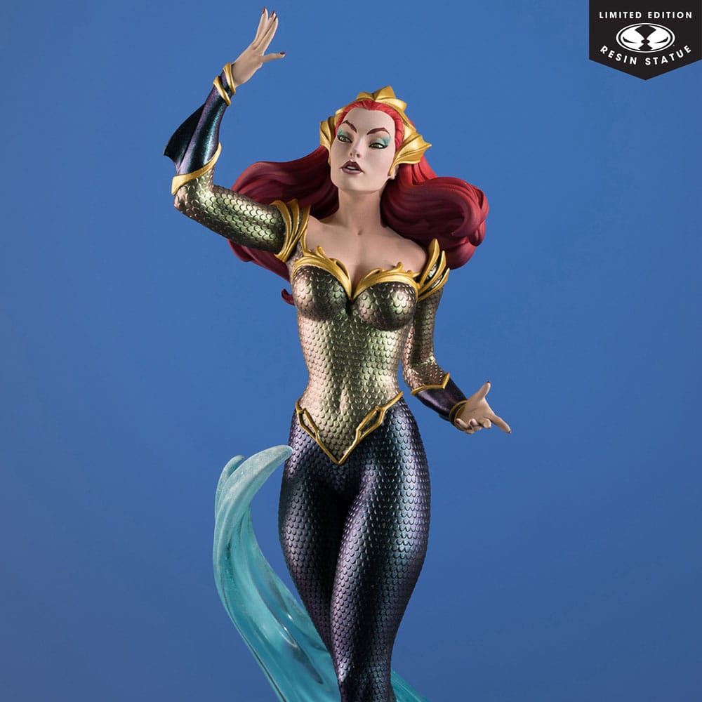 DC Direct Cover Girls Statue 1/8 Mera by J. Scott Campbell 26 cm Image 6