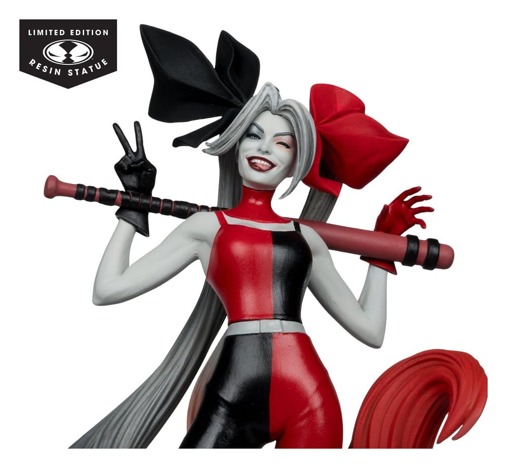 DC Direct Harley Quinn: Red, White & Black Statue 1/10 Harley Quinn by Alex Garner 21 cm Image 2