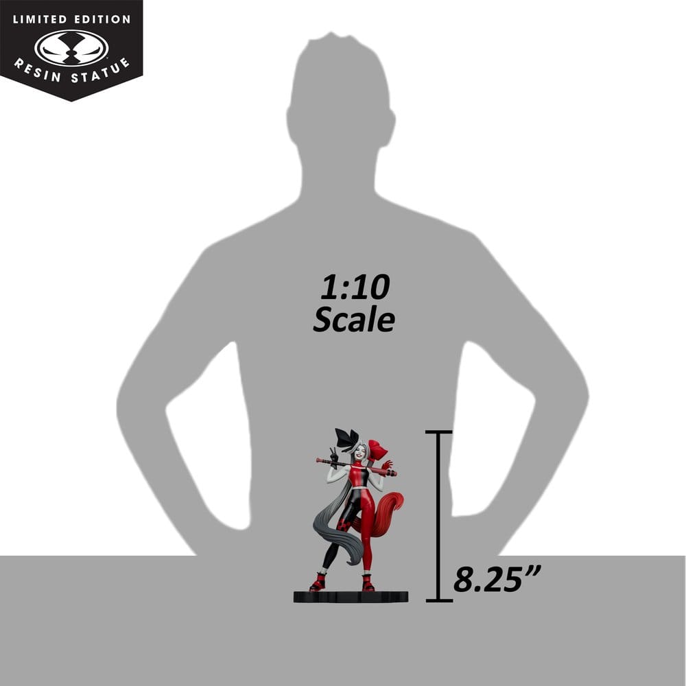 DC Direct Harley Quinn: Red, White & Black Statue 1/10 Harley Quinn by Alex Garner 21 cm Image 9
