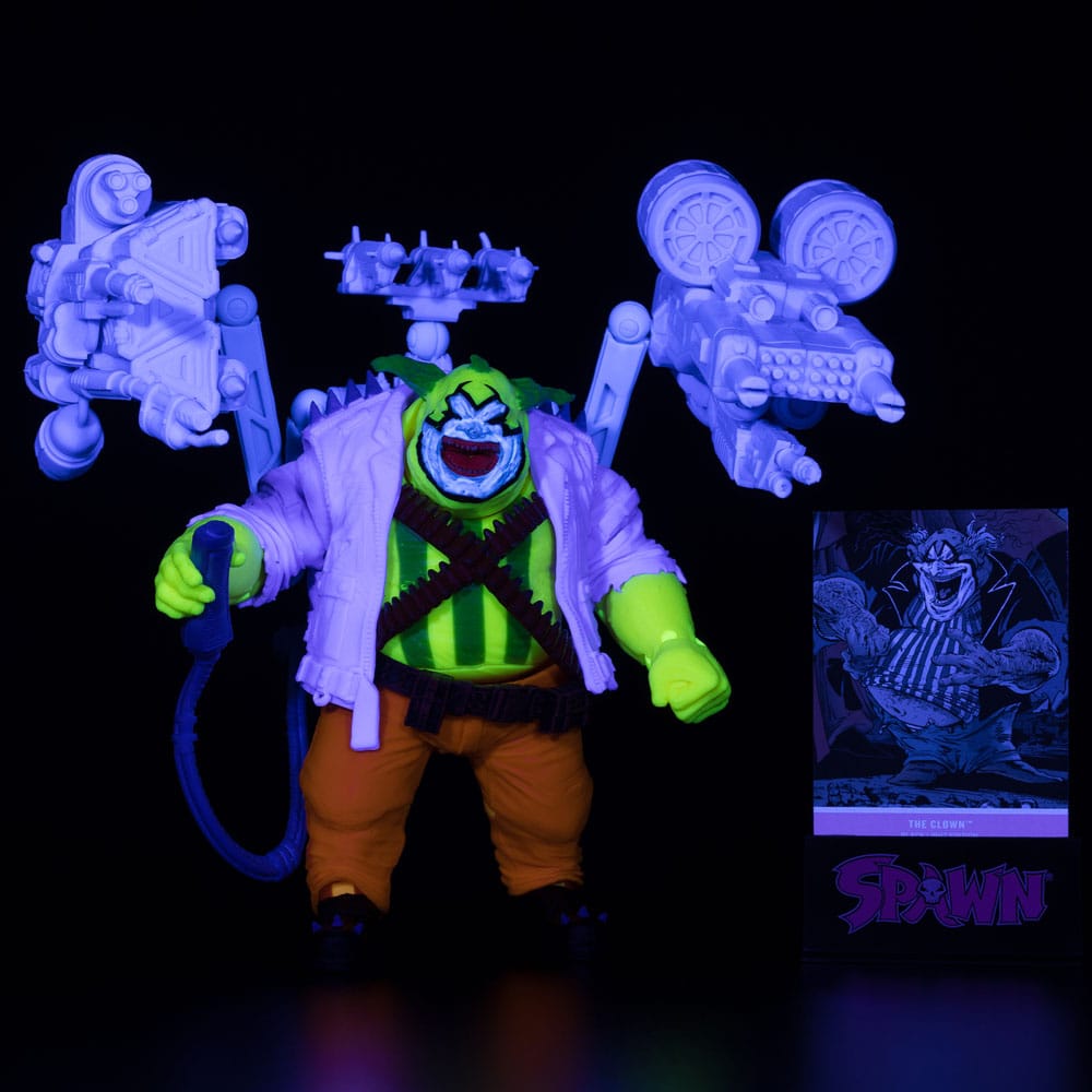 Spawn Actionfigur The Clown (Black Light Edition) (Gold Label) 30 cm Image 5