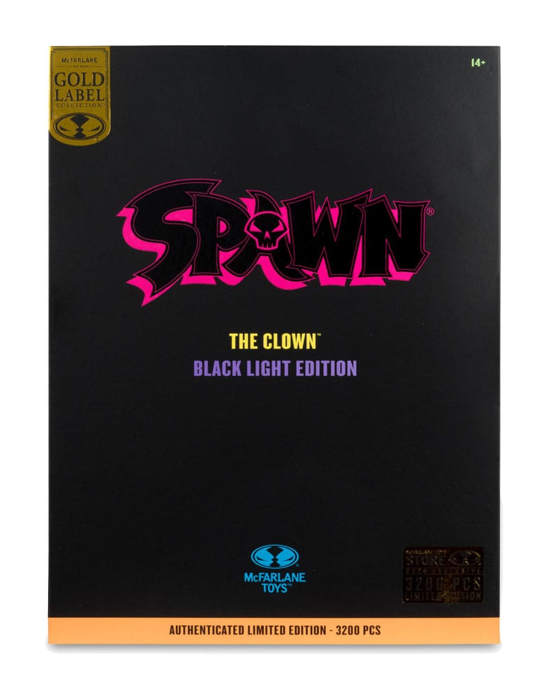 Spawn Actionfigur The Clown (Black Light Edition) (Gold Label) 30 cm Image 8
