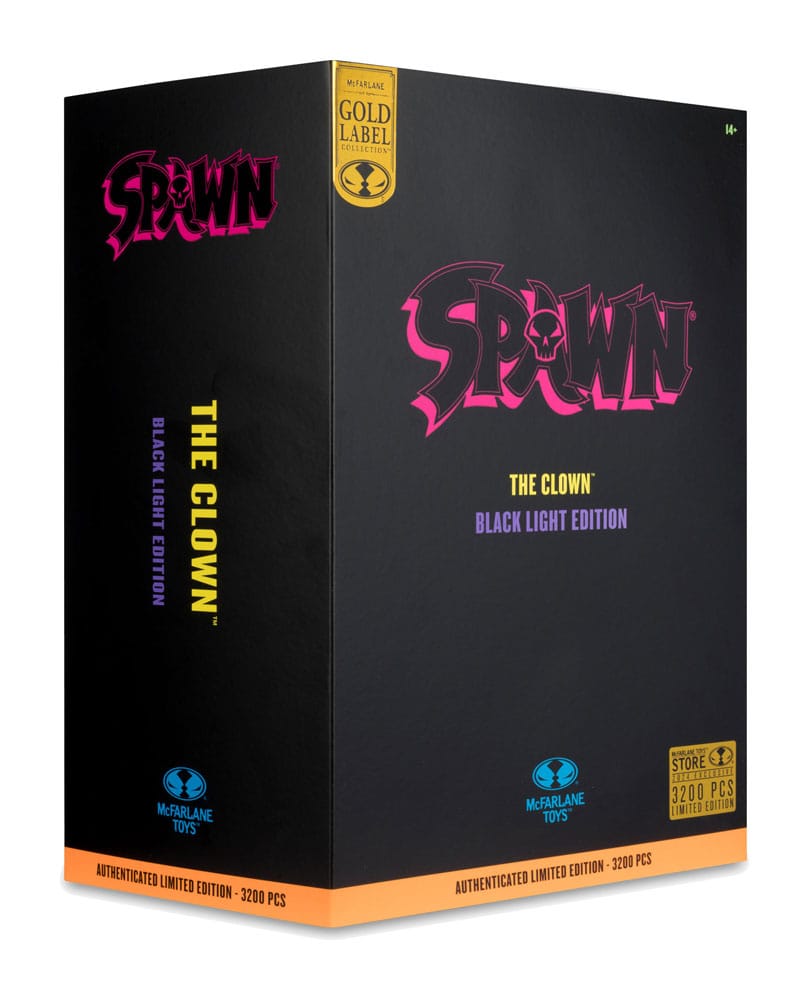 Spawn Actionfigur The Clown (Black Light Edition) (Gold Label) 30 cm Image 9
