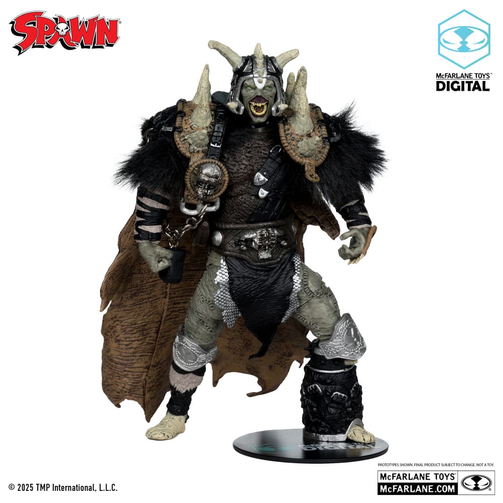 Spawn Actionfigur Bloodaxe mit Pferd (Spawn: The Dark Ages) (McFarlane Toys 30th Anniversary) (Gold Label) 18 cm Image 5