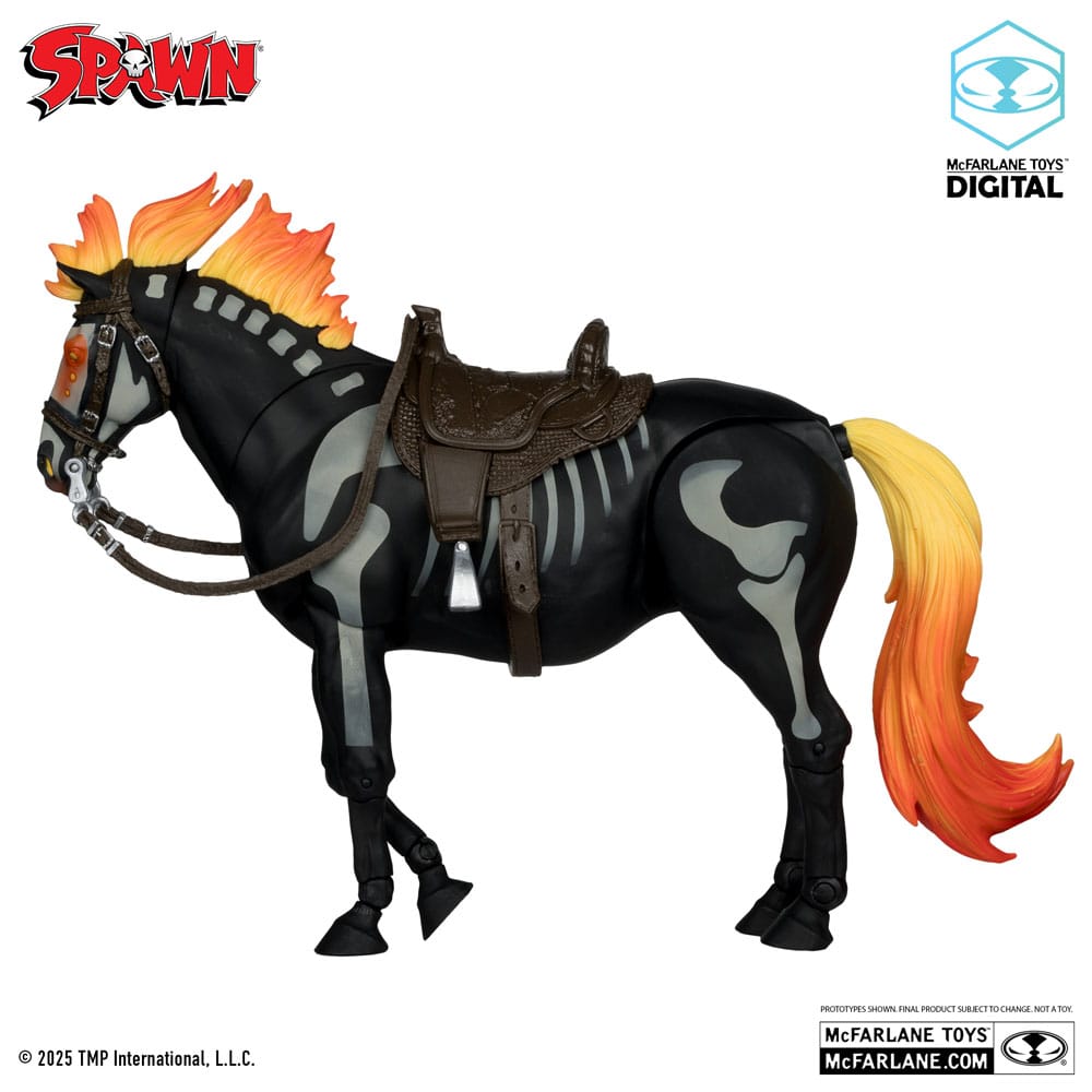 Spawn Actionfigur Bloodaxe mit Pferd (Spawn: The Dark Ages) (McFarlane Toys 30th Anniversary) (Gold Label) 18 cm Image 7