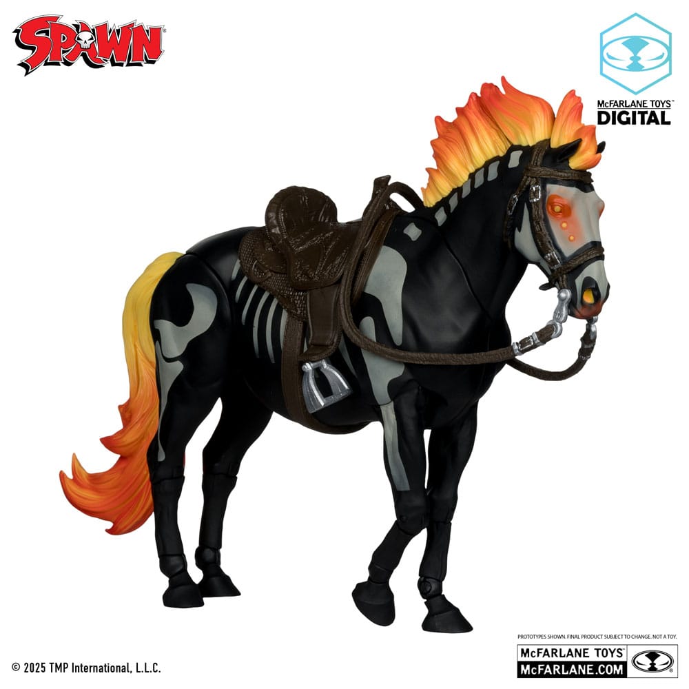Spawn Actionfigur Bloodaxe mit Pferd (Spawn: The Dark Ages) (McFarlane Toys 30th Anniversary) (Gold Label) 18 cm Image 9
