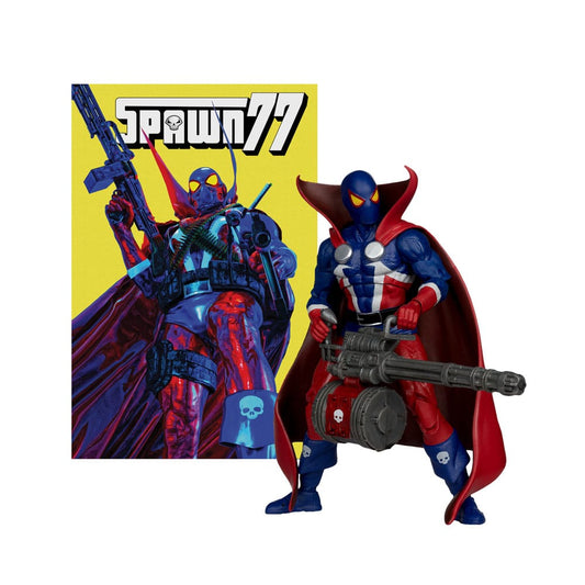 Spawn Page Punchers Actionfigur Spawn 1977 Red and Blue (Chase) Red Platinum Edition 18 cm Image 2