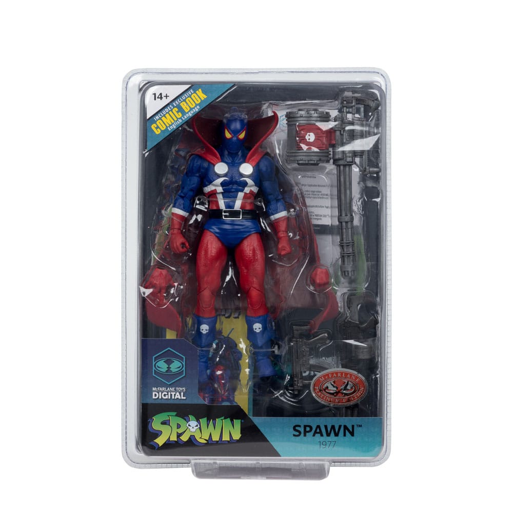 Spawn Page Punchers Actionfigur Spawn 1977 Red and Blue (Chase) Red Platinum Edition 18 cm Image 8