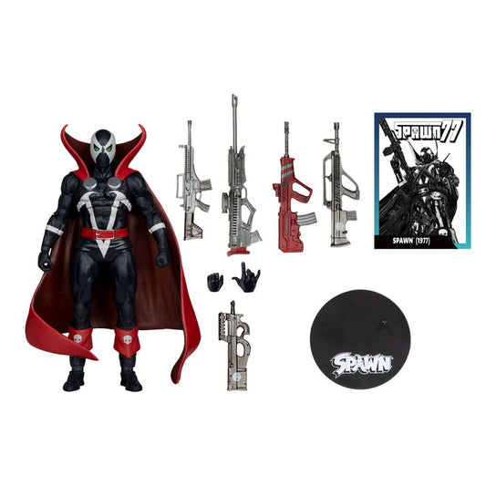 Spawn Page Punchers Actionfigur Spawn 1977 Red and Black (Chase) Red Platinum Edition 18 cm Image 2