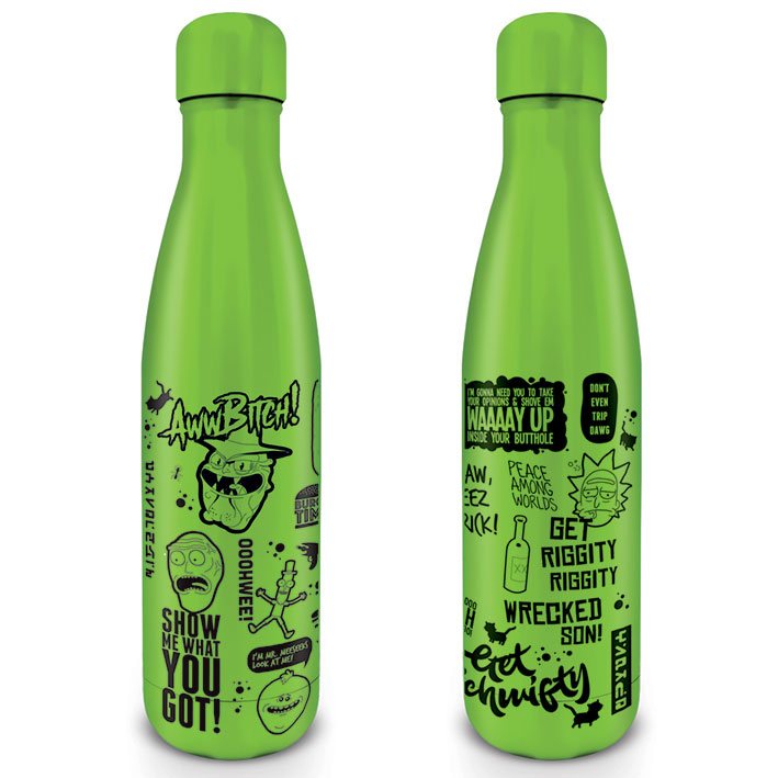 Rick and Morty Trinkflasche Quotes Image