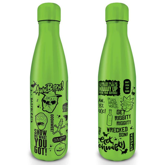 Rick and Morty Trinkflasche Quotes Image