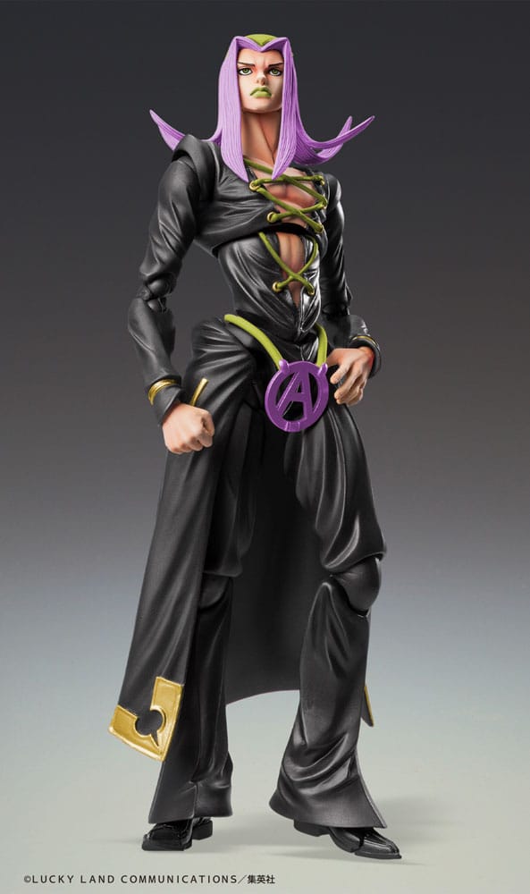 JoJo's Bizarre Adventure Part 5 Super Action Actionfigur Chozokado Leone Abbacchio Black Ver. 16 cm Image 2