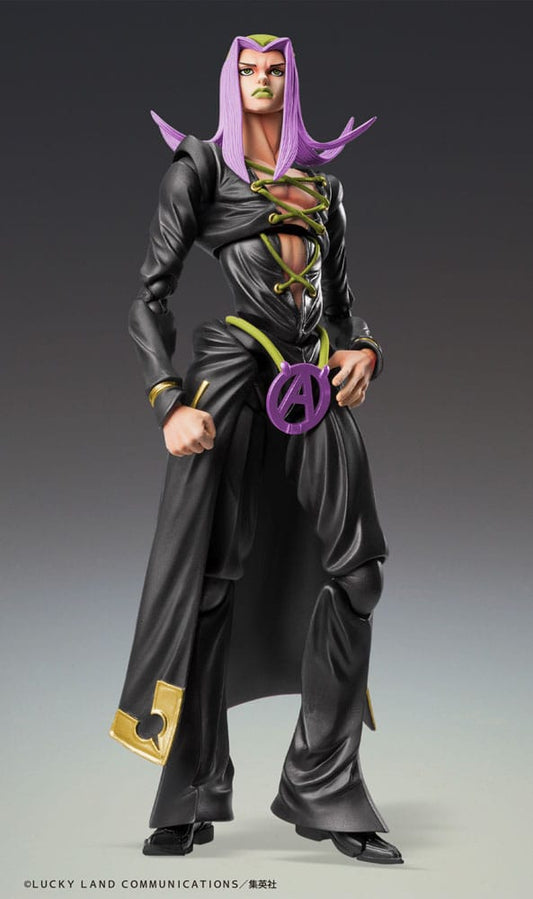 JoJo's Bizarre Adventure Part 5 Super Action Actionfigur Chozokado Leone Abbacchio Black Ver. 16 cm Image 2