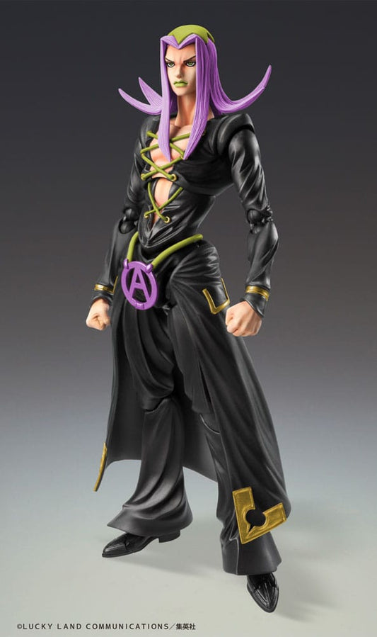 JoJo's Bizarre Adventure Part 5 Super Action Actionfigur Chozokado Leone Abbacchio Black Ver. 16 cm Image 1