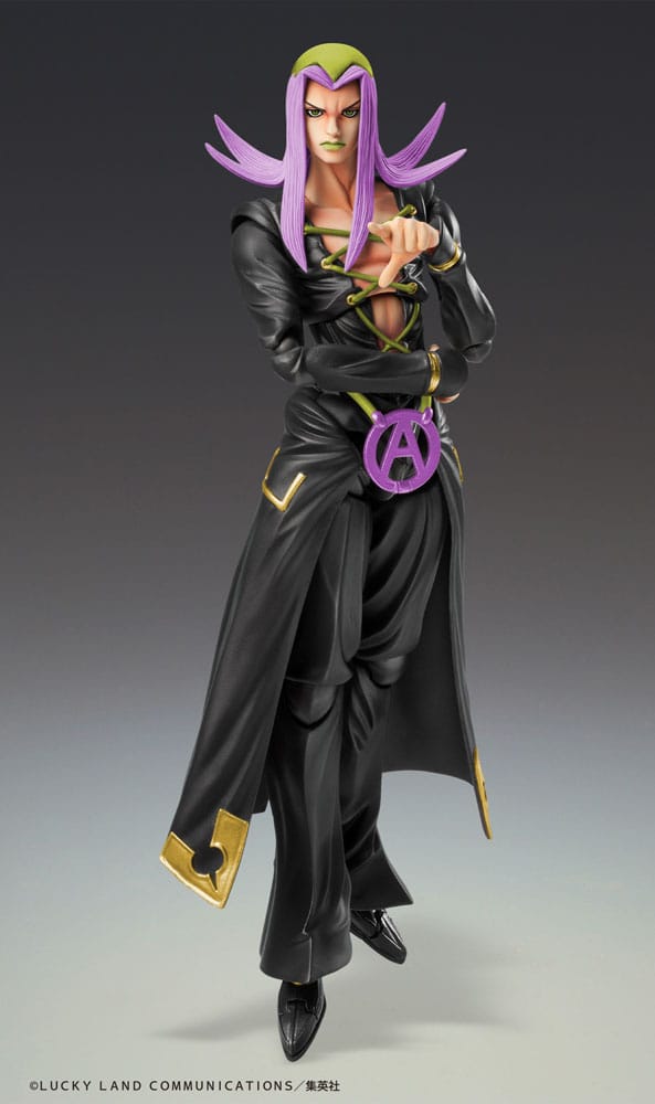 JoJo's Bizarre Adventure Part 5 Super Action Actionfigur Chozokado Leone Abbacchio Black Ver. 16 cm Image 3
