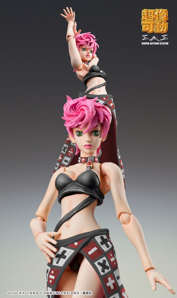 JoJo's Bizarre Adventure Part 5 Super Action Actionfigur Trish Una Black Ver. 15 cm Image 4