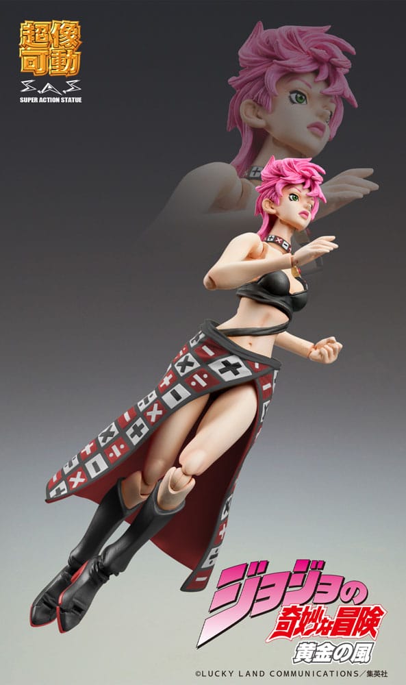 JoJo's Bizarre Adventure Part 5 Super Action Actionfigur Trish Una Black Ver. 15 cm Image 5