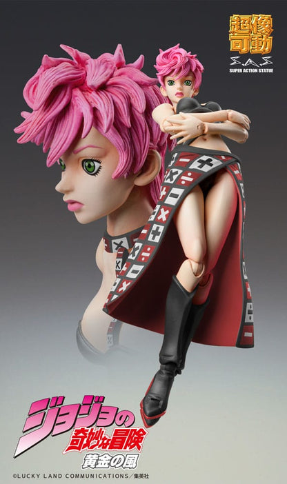 JoJo's Bizarre Adventure Part 5 Super Action Actionfigur Trish Una Black Ver. 15 cm Image 6