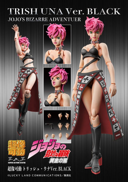 JoJo's Bizarre Adventure Part 5 Super Action Actionfigur Trish Una Black Ver. 15 cm Image 9