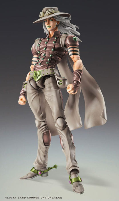 JoJo's Bizarre Adventure Part7 Steel Ball Run Super Action Actionfigur Chozokado Gyro Zeppeli Third 16 cm Image 1