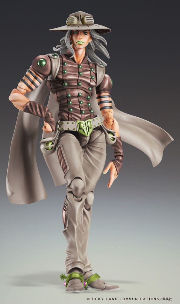 JoJo's Bizarre Adventure Part7 Steel Ball Run Super Action Actionfigur Chozokado Gyro Zeppeli Third 16 cm Image 3
