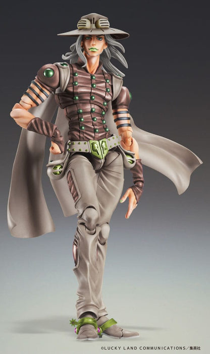 JoJo's Bizarre Adventure Part7 Steel Ball Run Super Action Actionfigur Chozokado Gyro Zeppeli Third 16 cm Image 3