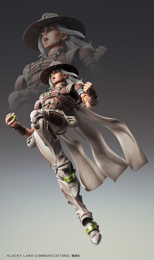 JoJo's Bizarre Adventure Part7 Steel Ball Run Super Action Actionfigur Chozokado Gyro Zeppeli Third 16 cm Image 6