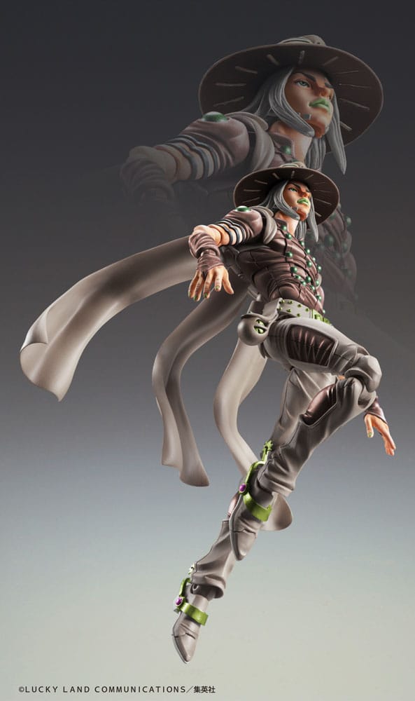 JoJo's Bizarre Adventure Part7 Steel Ball Run Super Action Actionfigur Chozokado Gyro Zeppeli Third 16 cm Image 7