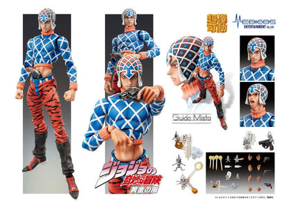 JoJo's Bizarre Adventure Part 5 Statue Legend PVC Statue Chozokado Guido Mista & S P (re-run) 15 cm Image 7