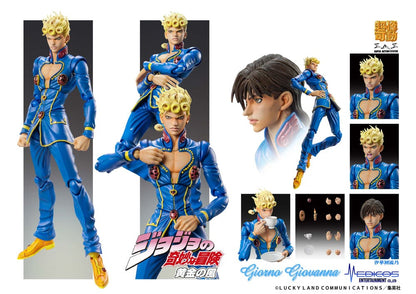 JoJo's Bizarre Adventure Part 5: Golden Wind Actionfigur Chozokado Giorno Giovanna Second 15 cm Image 6
