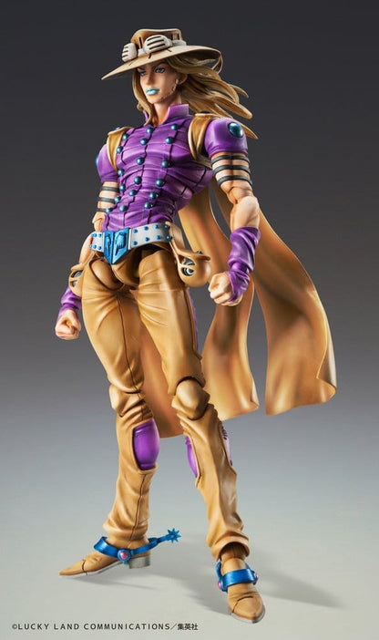JoJo's Bizarre Adventure Part 7: Steel Ball Run Super Action Actionfigur Chozokado Gyro Zeppeli Ver.1.5 16 cm Image 1