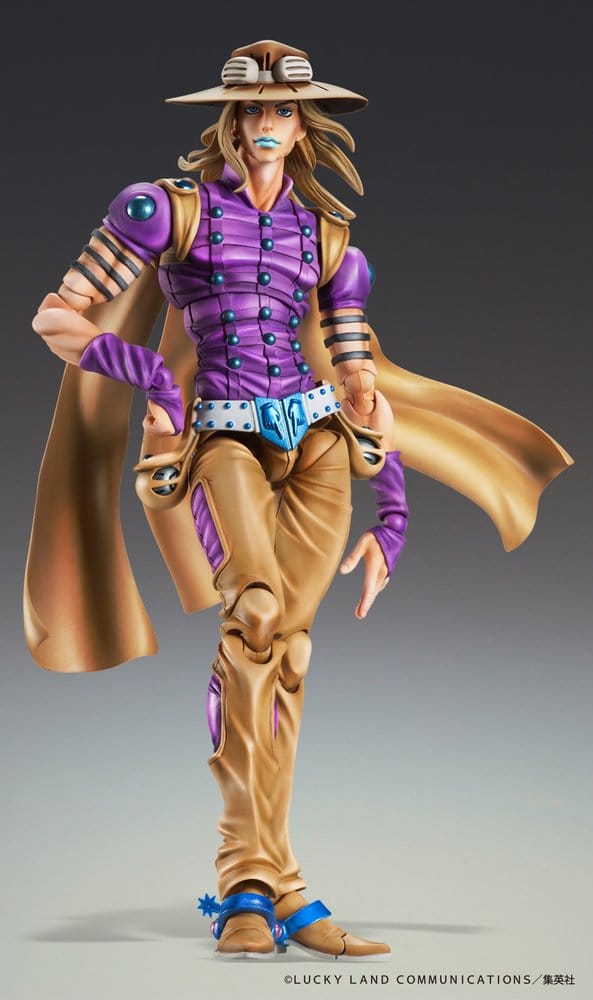 JoJo's Bizarre Adventure Part 7: Steel Ball Run Super Action Actionfigur Chozokado Gyro Zeppeli Ver.1.5 16 cm Image 2