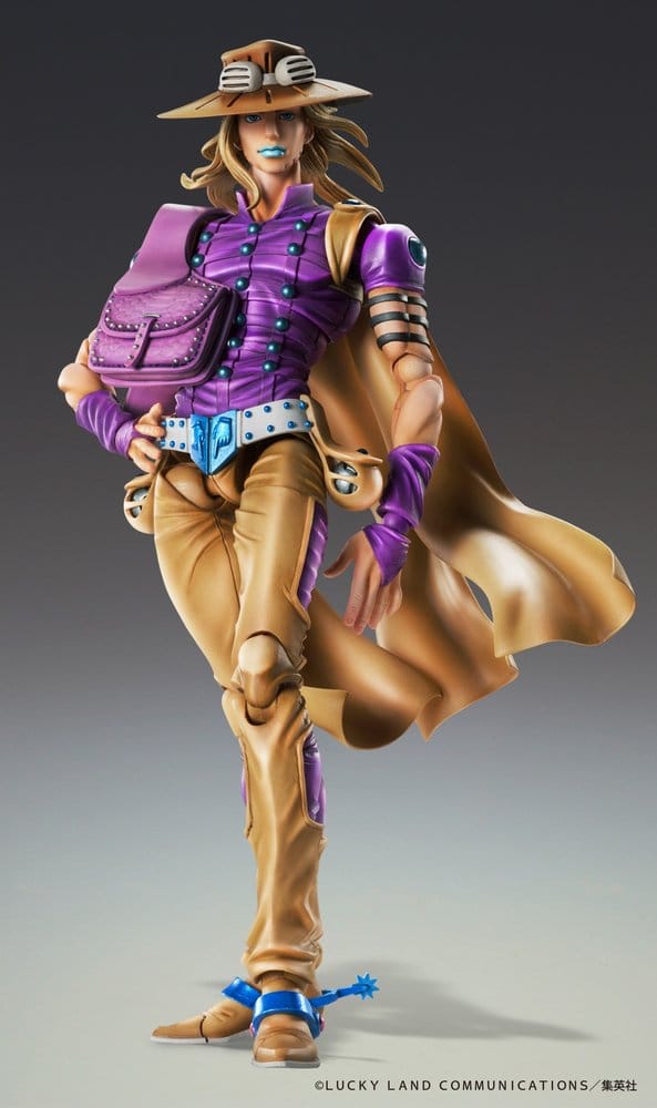 JoJo's Bizarre Adventure Part 7: Steel Ball Run Super Action Actionfigur Chozokado Gyro Zeppeli Ver.1.5 16 cm Image 3