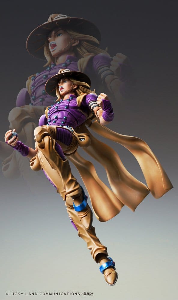 JoJo's Bizarre Adventure Part 7: Steel Ball Run Super Action Actionfigur Chozokado Gyro Zeppeli Ver.1.5 16 cm Image 6