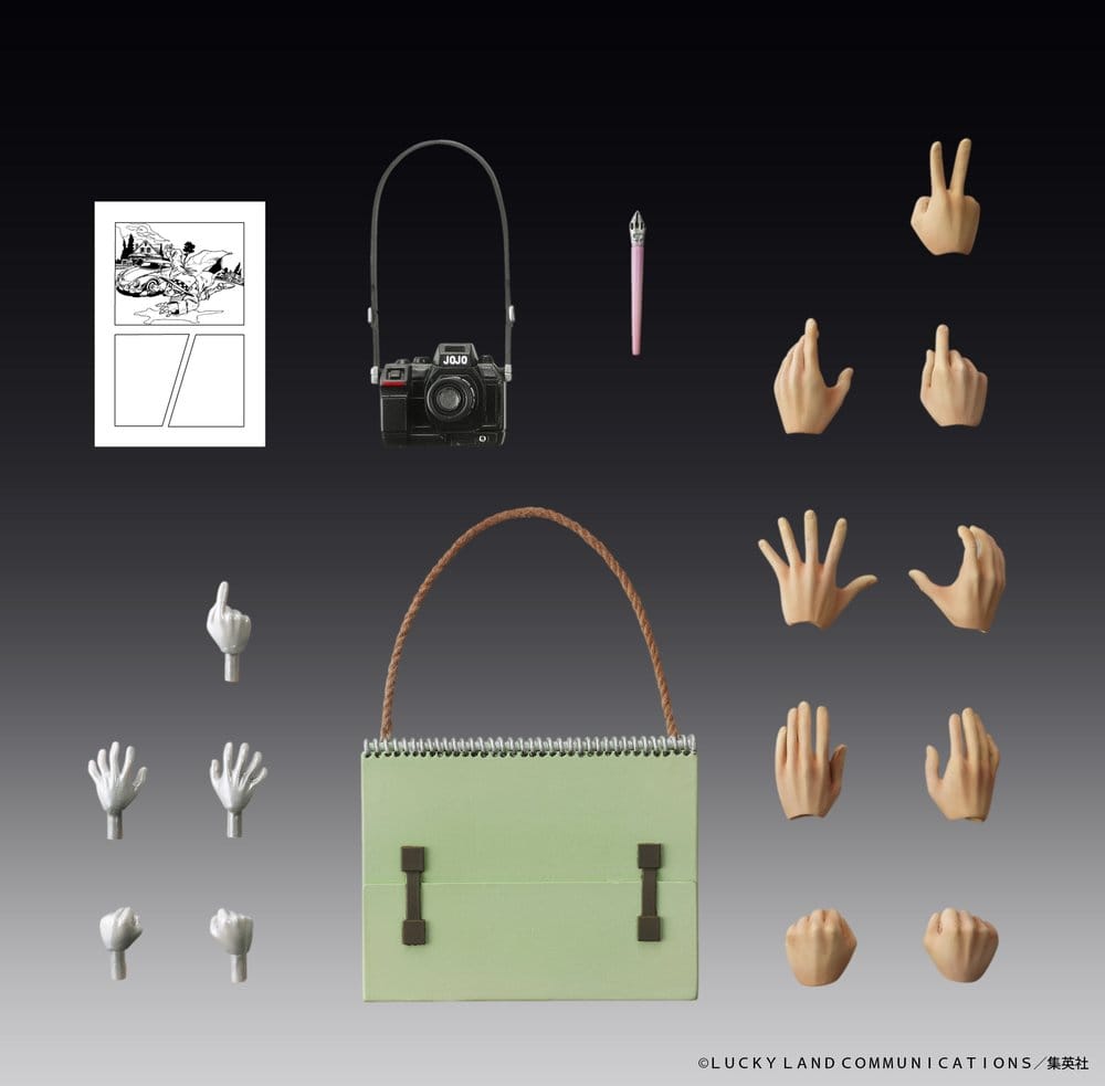 JoJo's Bizarre Adventure: Diamond Is Unbreakable Action Actionfigur Chozokado Rohan Kishibe & Heaven's Door (Rerelease) 15 cm Image 6