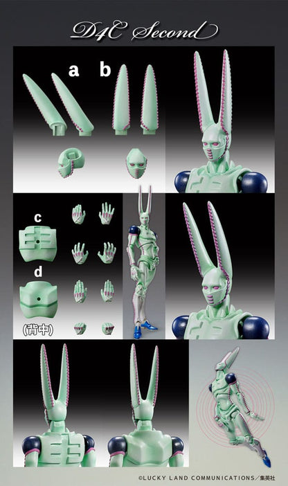 JoJo's Bizarre Adventure Part7 Steel Ball Run Super Action Actionfigur Chozokado D4C Second 20 cm Image 7