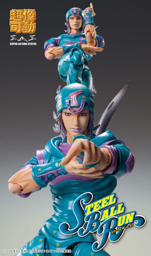 JoJo's Bizarre Adventure Part7 Steel Ball Run Super Action Actionfigur Chozokado Johnny Joestar Second 15 cm Image 4